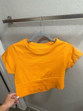 Orange Aerie Crop Top